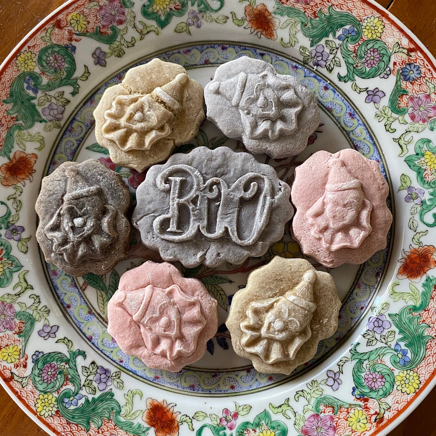 2 Dozen Scary Creepy Awkward Clown Victorian Gothic Steampunk Valentine Halloween Cookies Teacakes Free Shipping