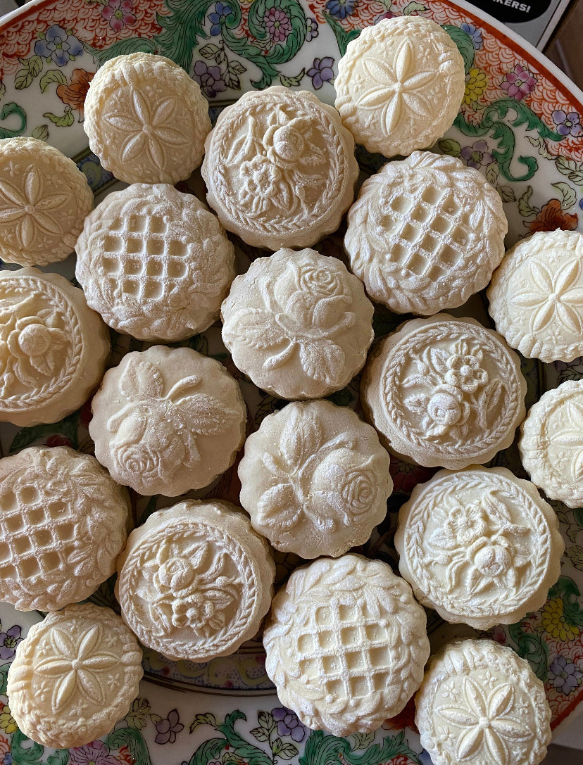 Soft Springerle tea cakes