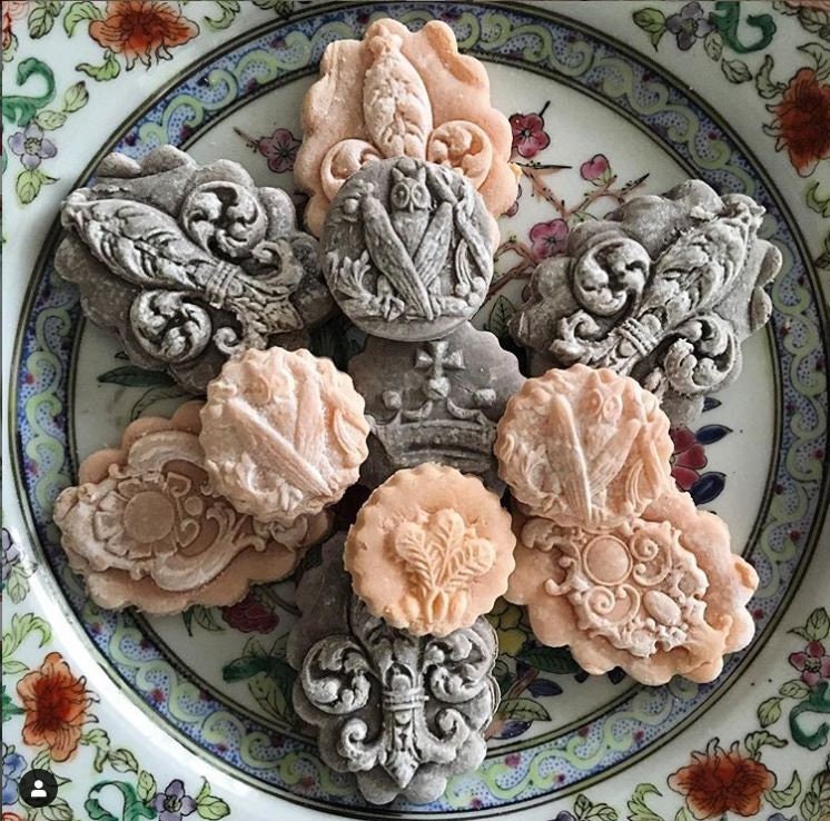 Blackberry and Blood Orange Soft Springerle Southern Tea Cake cookies Renfair Renaissance Fair Shower Favors 1 Dozen Mardigras Medieval