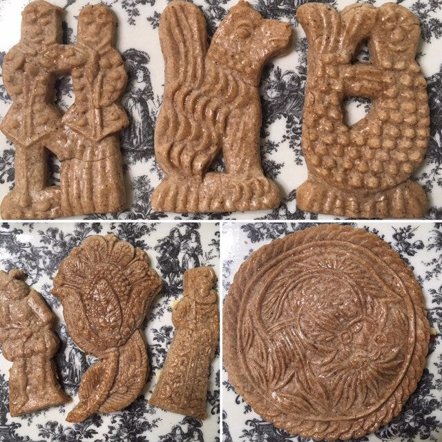 Glazed Speculaas / Specula’s or Lebkuchen Spice Cookies 1 Dozen Assorted Gingerbread