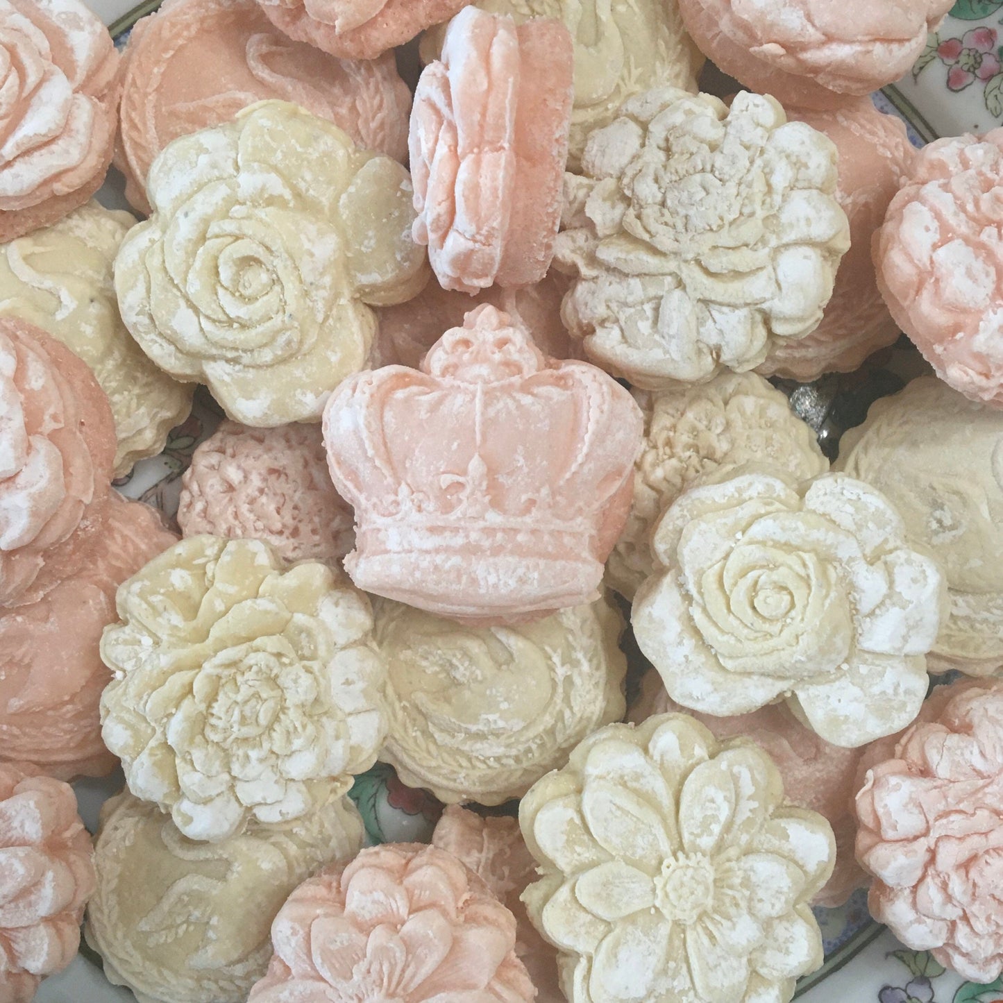 Ballet Dancer with Roses Swan Lake Cookies Tea Cakes Springerle 1 Dozen