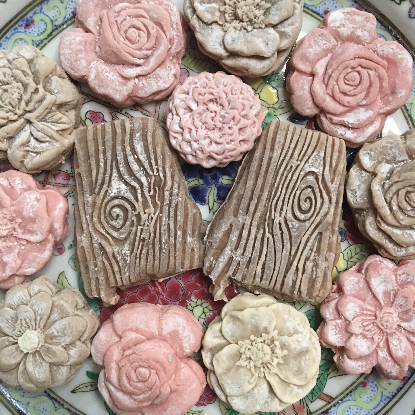Butterfly Garden Sweet Home Alabama Heart Cookies 1 Dozen Camellia Rose Peony with a Gluten Free Option
