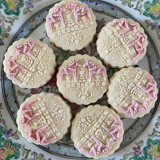 1 Dozen Dala Swedish Horse tea cake Springerle Dalecarlian