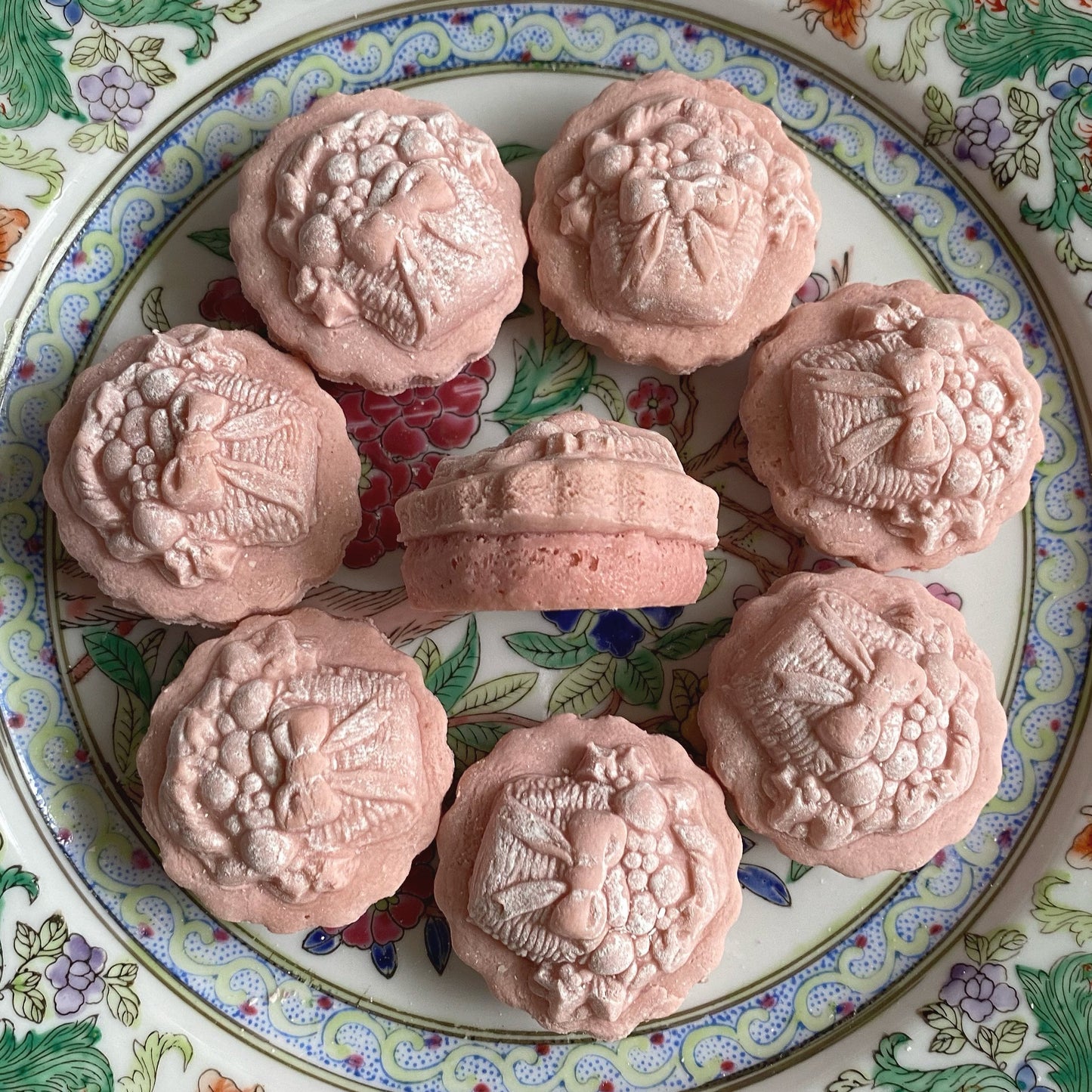 Country Cabin and Basket Soft Springerle Southern Tea Cake cookies Bridal Wedding Shower Favors 1 Dozen Hygge home