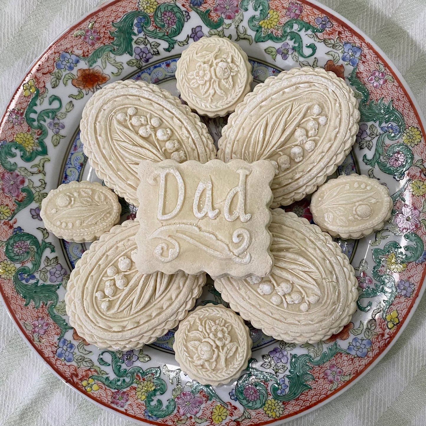 Father’s Day 1 Dozen Traditional Anise or Assorted flavor Soft German Springerle Cookies Southern Tea Cake Favors Springli Springerli
