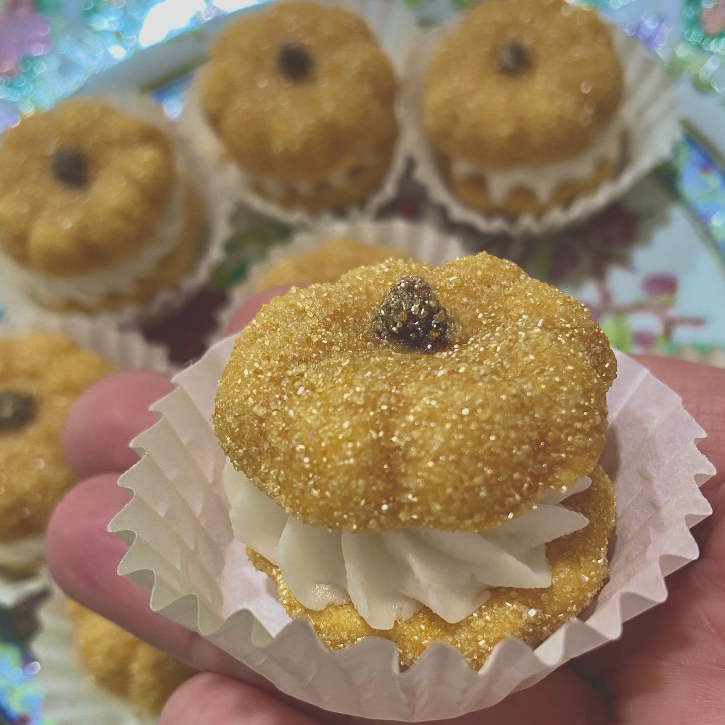 Pumpkin Spice sandwich cookies Fall Thanksgiving Harvest Autumn