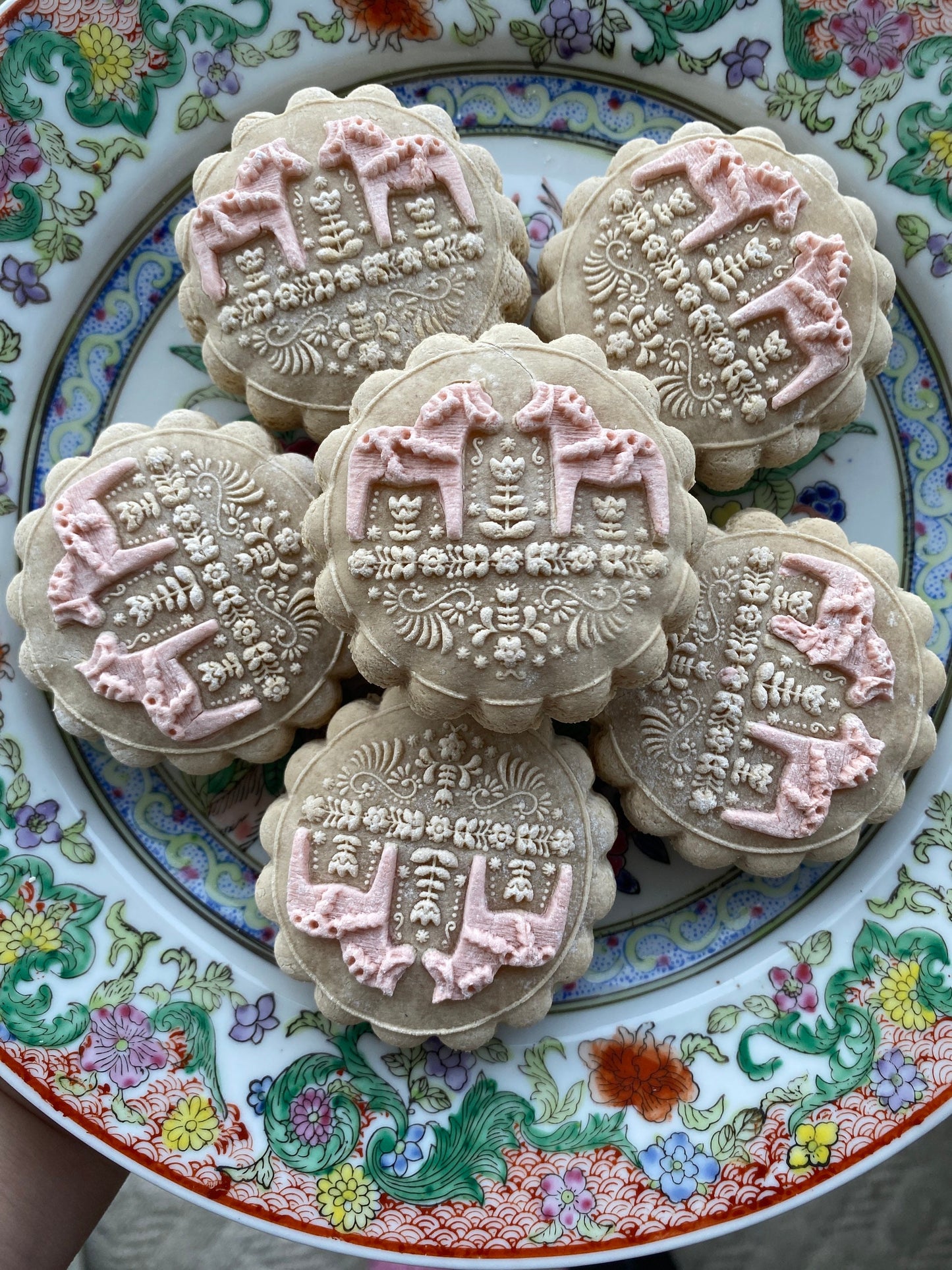 1 Dozen Dala Swedish Horse tea cake Springerle Dalecarlian