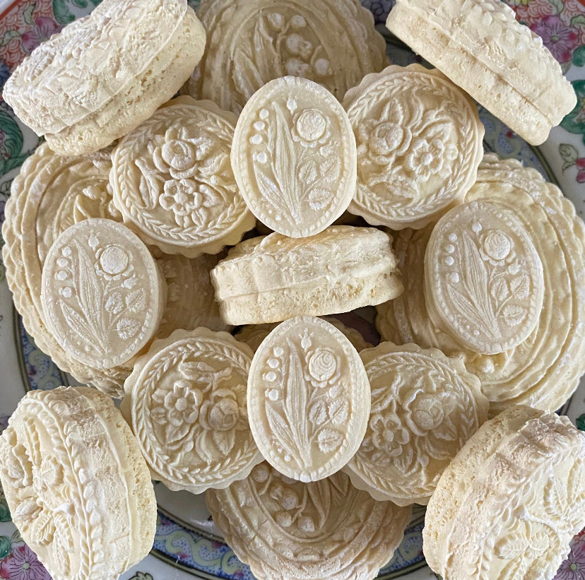 Soft Springerle tea cakes